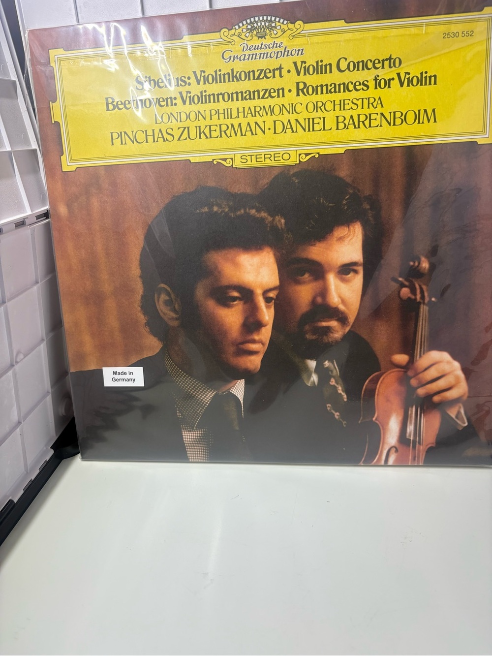 Deutsche Grammophon Violin Concerto Vinyl – Pinchas Zukerman & Daniel Barenboim